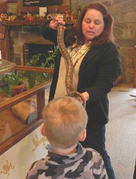 Watkins Regional Nature Center snake exhibit