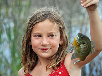 Fishing girl 