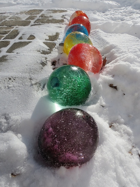 ice balloons experiement