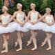 Ballet Dancers joining hands in street of Annapolis